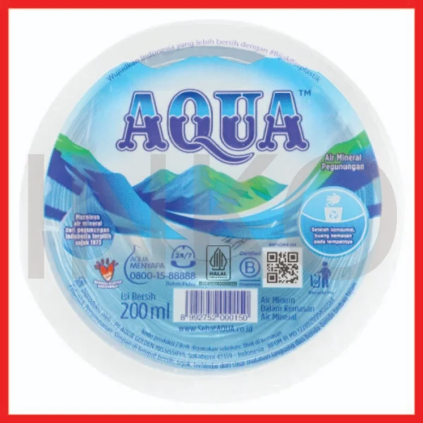 Gambar AQUA GELAS 200ML X 48 (CTN) (2)