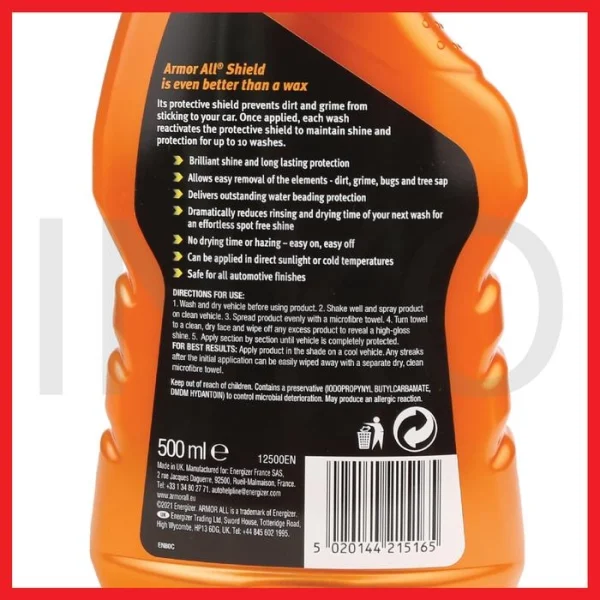 Gambar ARMOR ALL SHIELD WAX SPRAY 500ML (8)