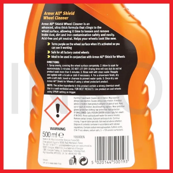 Gambar ARMOR ALL SHIELD WHEEL CLEANER SPRAY 500ML (5)