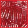Gambar CANGKANG KAPSUL KOSONG RED TRANSPARENT NATURAL SIZE 0 (1)