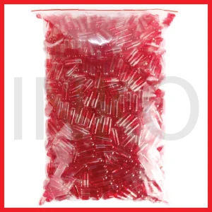 Gambar CANGKANG KAPSUL KOSONG RED TRANSPARENT NATURAL SIZE 0 (3)