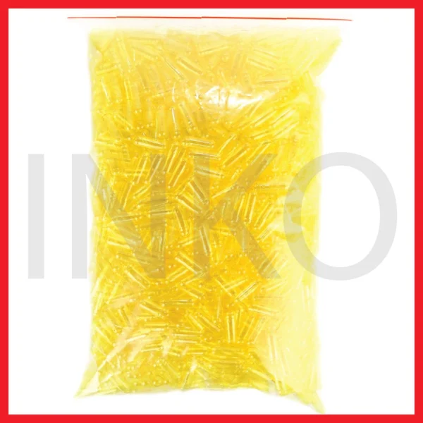 Gambar CANGKANG KAPSUL KOSONG YELLOW TRANSPARENT SIZE 0 (3)