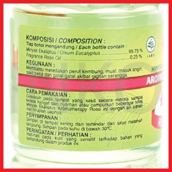 Gambar CAP LANG MINYAK EKALIPTUS AROMATHERAPY ROSE 30ML (3)