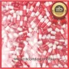 Gambar CAPSUGEL CANGKANG KAPSUL KOSONG SPARKLE RED WHITE SIZE 0 (1)