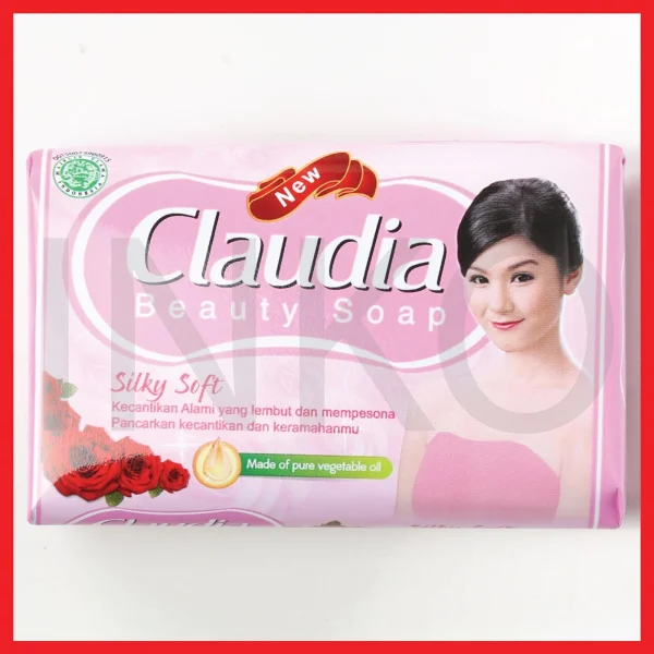 Gambar CLAUDIA BEAUTY SOAP SILKY SOFT PINK 60GR (2)