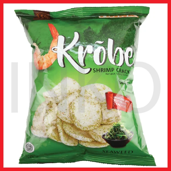 Gambar FINNA KROBE SHRIMP CRACKERS SEAWEED 70GR (1)
