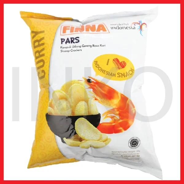 Gambar FINNA PARS KERUPUK UDANG GORENG RASA CURRY 40GR (1)