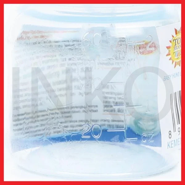 Gambar HUKI BABY BOTOL SUSU BAYI SHAPED BPA FREE 60ML (1)