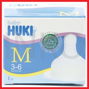 Gambar HUKI BABY DOT EMPENG SILIKON WIDE NECK M 6 BULAN 1PCS (3)