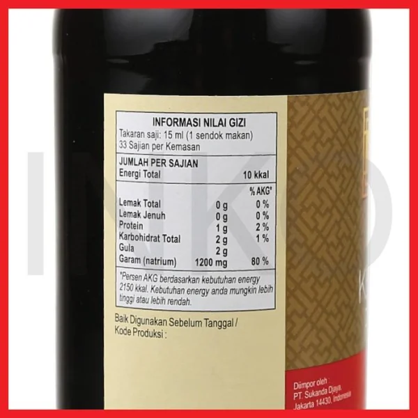 Gambar LEE KUM KEE KECAP ASIN PREMIUM SOY SAUCE 500ML (4)