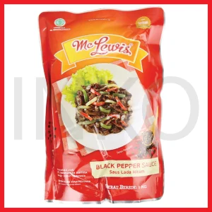 Gambar MC LEWIS BLACK PEPPER SAUCE SAUS LADA HITAM 1KG (1)