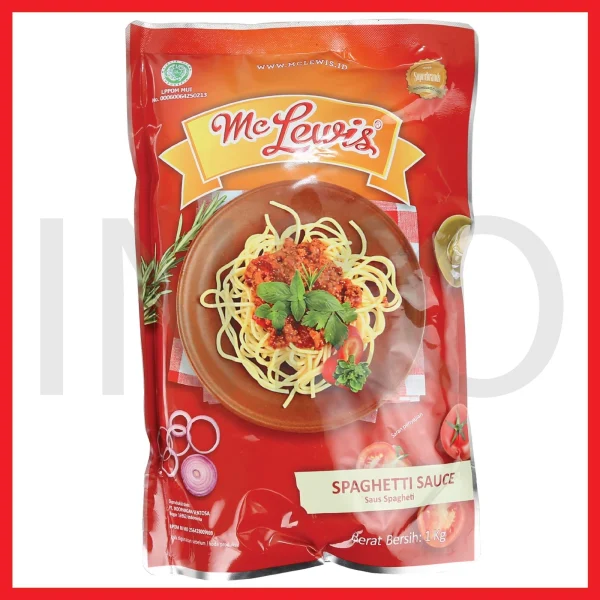 Gambar MC LEWIS SPAGHETTI SAUCE SAUS SPAGHETI 1KG (1)