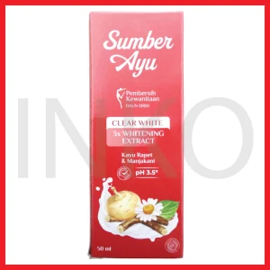 Gambar SUMBER AYU CLEAR WHITE 3X WHITENING EXTRACT PH 3.5 50ML (4)