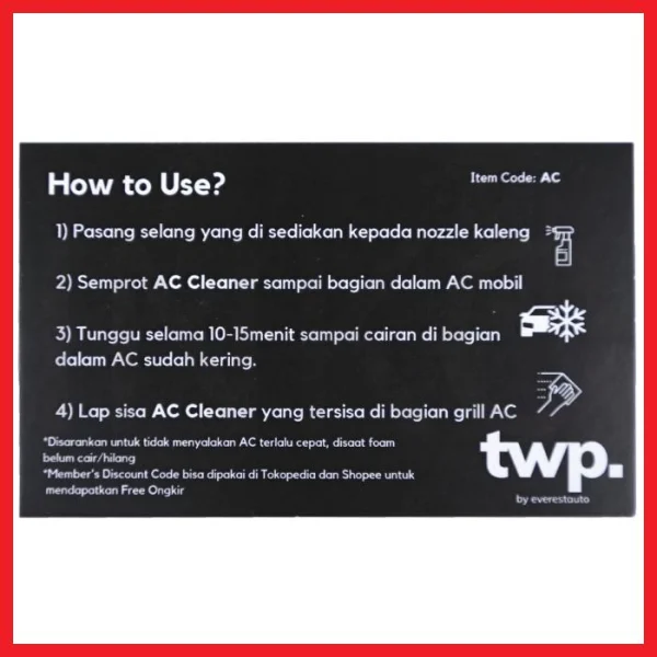 Gambar THE WAX PROJECT AC CLEANER LEMON 300ML (2)