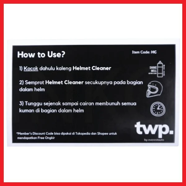 Gambar THE WAX PROJECT HELMET CLEANER GREEN TEA 200ML (4)