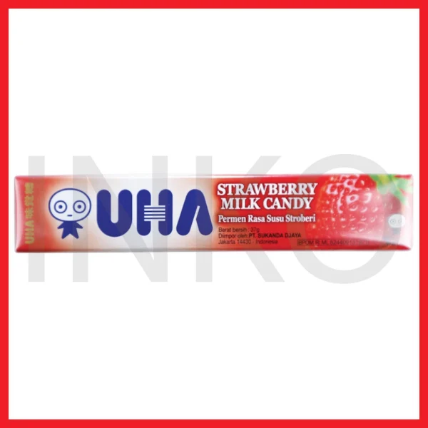 Gambar UHA CANDY STICK STRAWBERRY MILK 37GR (5)