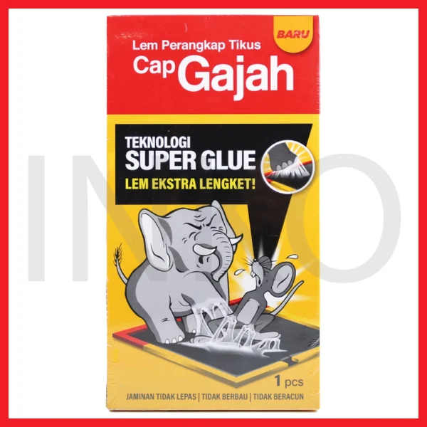 CAP GAJAH LEM TIKUS SUPER LENGKET X GLUE JAMIN TIDAK LEPAS 75GR (1)