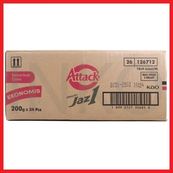 Gambar ATTACK DETERJEN JAZ1 SEMERBAK CINTA BAG 250GR (3)