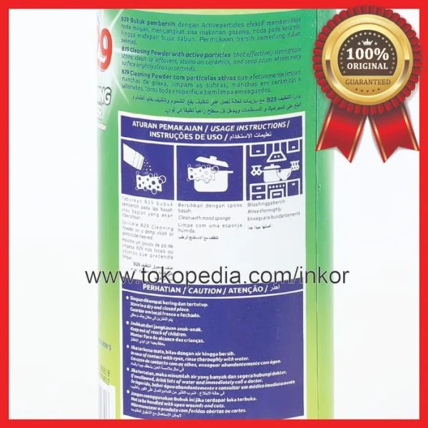 Gambar B29 CLEANING POWDER BUBUK PEMBERSIH FRESH LIME BOTOL 650GR (4)