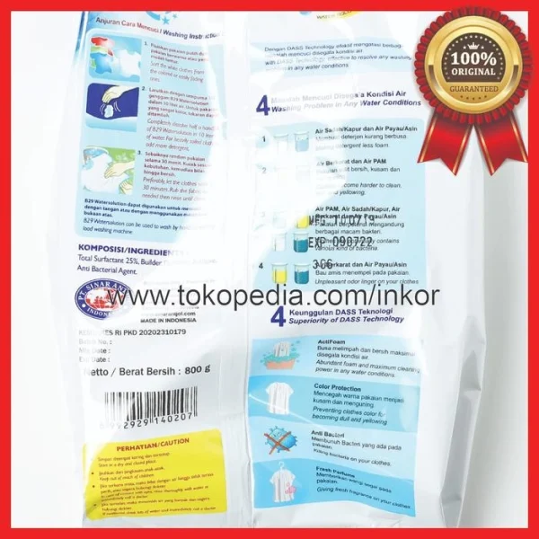 Gambar B29 DETERJEN BUBUK WATER SOLUTIONS OCEAN BLUE PW 1000 DASS 800GR (3)