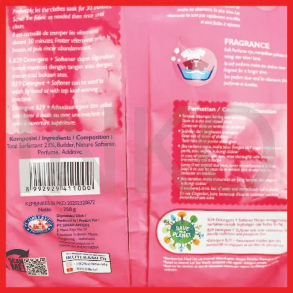 Gambar B29 DETERJEN SOFTENER SOFT PINK PW 1000 SFT 777GR (3)