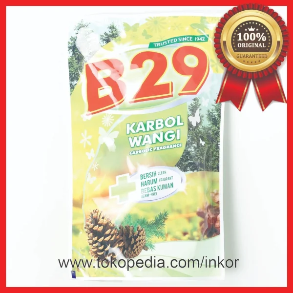 Gambar B29 KARBOL WANGI CARBOLIC FRAGRANCE BEBAS KUMAN HARUM POUCH 777ML (1)