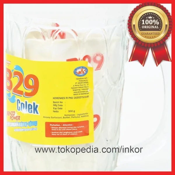 Gambar B29 SABUN COLEK PINTAR DENGAN BENZO POWDER IER13K GELAS 300GR (3)