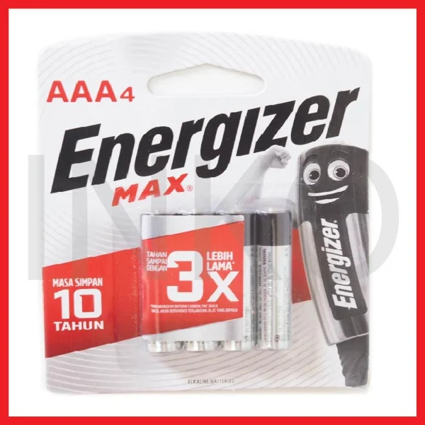 Gambar BATERAI ENERGIZER MAX AAA4 3X LEBIH LAMA 4PCS (1)