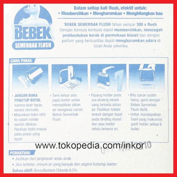 Gambar BEBEK SEMERBAK FLUSH LEMON REGULER 50ML (4)