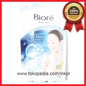 Gambar BIORE BODY FOAM PURE MILD BEAUTY SKIN GLOWING SOFT SKIN POUCH 250ML (1)