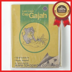 Gambar CAP GAJAH LEM LALAT FLY CATCHER TIDAK BERACUN NON TOXIC 3PCS (1)