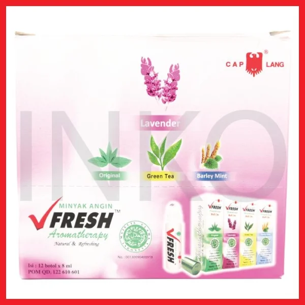 Gambar CAP LANG VFRESH MINYAK ANGIN AROMATHERAPY ROLL ON LAVENDER 8ML (2)