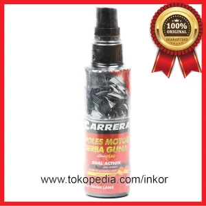 Gambar CARRERA POLES MOTOR SERBA GUNA SILIKON PLUS DUAL ACTION SPRAY 100ML (1)