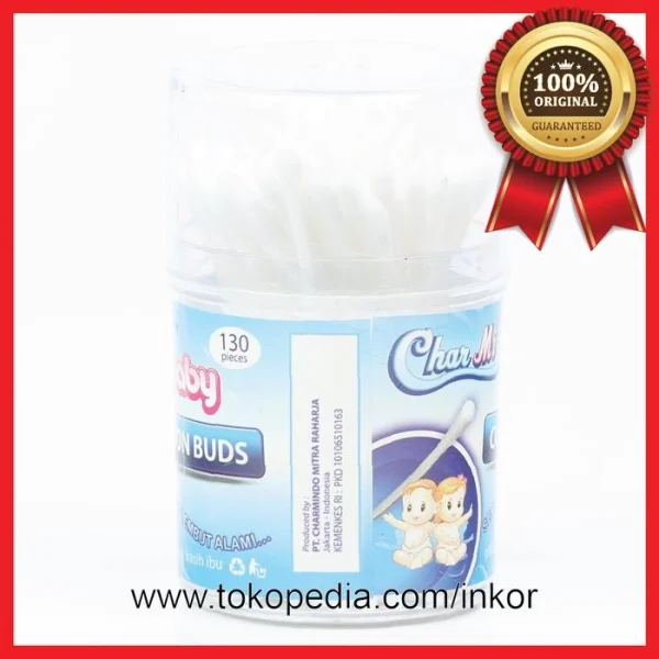 Gambar CHARMI COTTON BUDS BABY LEMBUT ALAMI ART134 130PCS (4)