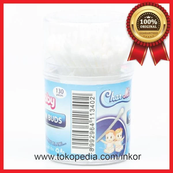 Gambar CHARMI COTTON BUDS BABY LEMBUT ALAMI ART134 130PCS (5)