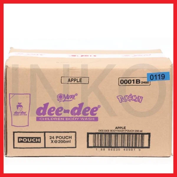 Gambar DEE DEE CHILDREN BODY WASH APPLE POUCH 200ML (2)