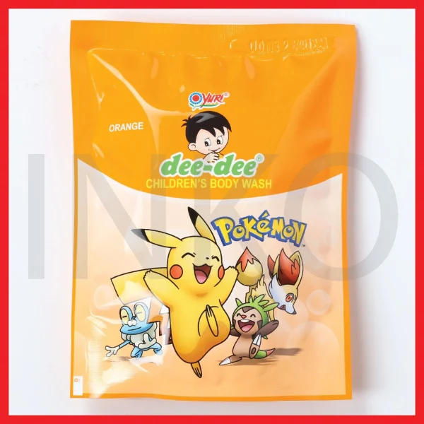 Gambar DEE DEE CHILDREN BODY WASH ORANGE POUCH 200ML (1)