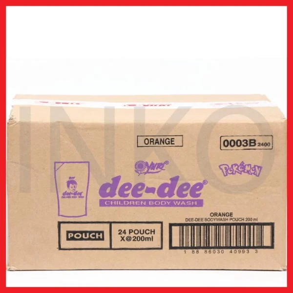 Gambar DEE DEE CHILDREN BODY WASH ORANGE POUCH 200ML (2)
