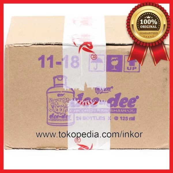 Gambar DEE DEE CHILDREN HAIR SHAMPOO UNTUK ANAK ORANGE BOTOL 125ML (2)