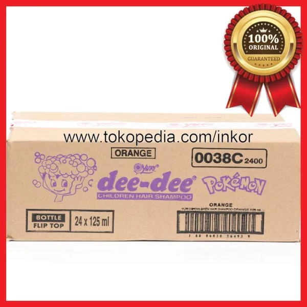 Gambar DEE DEE CHILDREN HAIR SHAMPOO UNTUK ANAK ORANGE BOTOL 125ML (3)