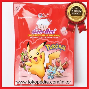 Gambar DEE DEE CHILDREN HAIR SHAMPOO UNTUK ANAK STRAWBERRY POUCH 200ML (1)