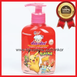Gambar DEE DEE CHILDREN HAIR SHAMPOO UNTUK ANAK STRAWBERRY PUMP 250ML (1)