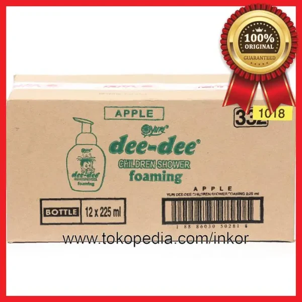 Gambar DEE-DEE CHILDREN SHOWER FOAMING APPLE PUMP 225ML (3)