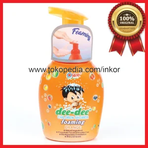Gambar DEE-DEE CHILDREN SHOWER FOAMING ORANGE PUMP 225ML (1)