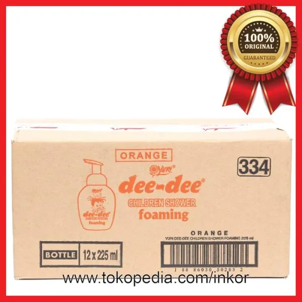 Gambar DEE-DEE CHILDREN SHOWER FOAMING ORANGE PUMP 225ML (3)