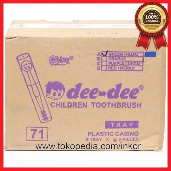 Gambar DEE-DEE CHILDREN TOOTHBRUSH SIKAT GIGI ANAK-ANAK TRAY (3)
