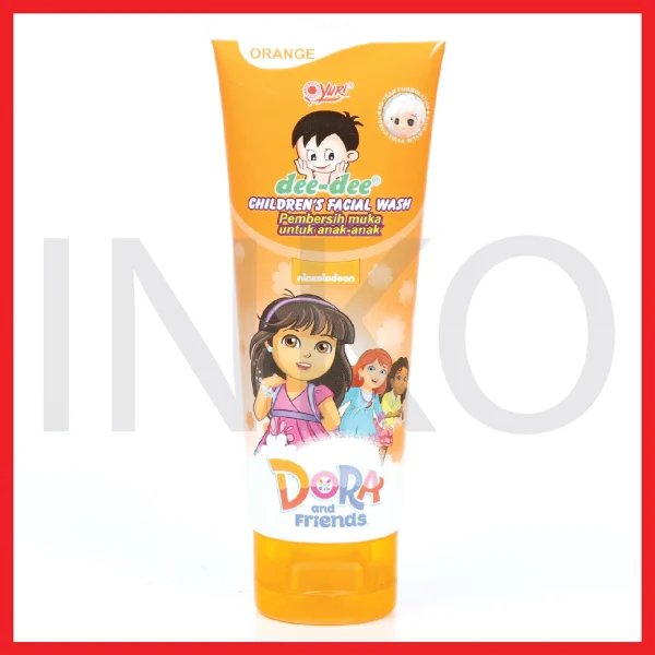 Gambar DEE-DEE CHILDREN'S FACIAL WASH ORANGE PEMBERSIH MUKA ANAK 100GR (1)