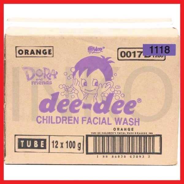 Gambar DEE-DEE CHILDREN'S FACIAL WASH ORANGE PEMBERSIH MUKA ANAK 100GR (2)