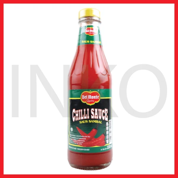 Gambar DELMONTE CHILLI SAUCE SAUS SAMBAL BOTOL KACA 340ML (1)