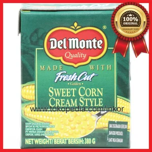 Gambar DELMONTE FRESH CUT GOLDEN SWEET CORN SCREAM STYLE KOTAK 380GR (1)